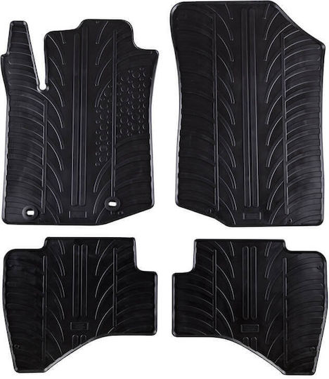 Carro 389306 Car Mats Toyota Aygo 2014 Black 4 Pieces
