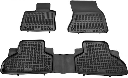Sahler Πατάκια Σκαφάκια 3d Λάστιχο Bmw X5 F15 2013+ Μαύρα 3 Τεμάχια