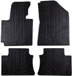 Carro 389337 Car Mats Kia Soul 2014-2019 Black 4 Pieces