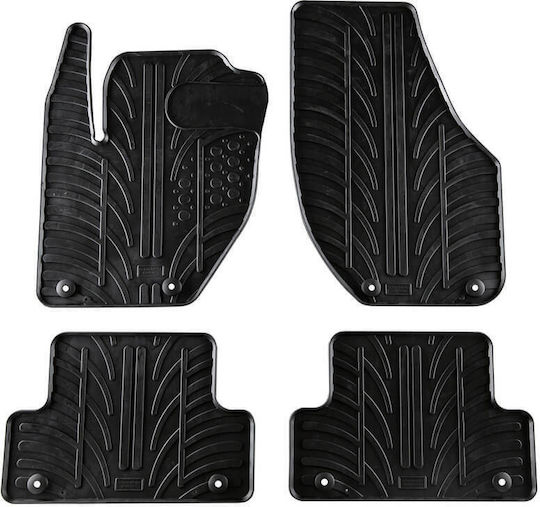 Carro 389226 Car Mats Volvo V40 2012 Black 4 Pieces