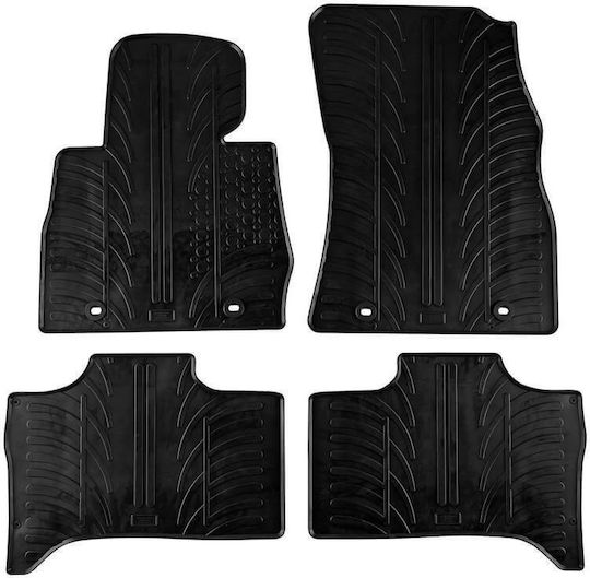 Apesan Car Mats Rubber Bmw X5 E53 1999-2006 Black 4 Pieces