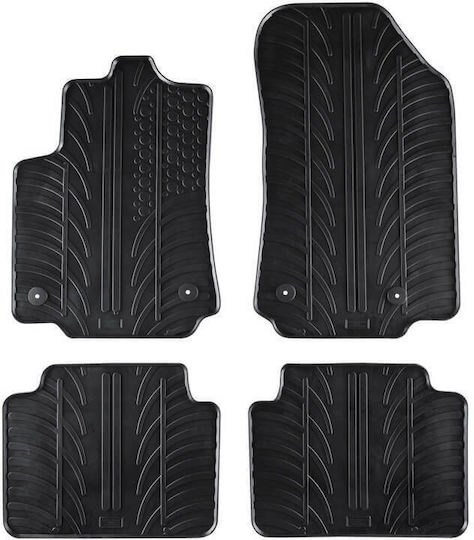 Carro 389117 Car Mats Citroen C3 Aircross 2017-2024 Manual Black 4 Pieces