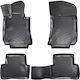Car Mats Raised Sides 3D Rubber TPE Mercedes E-Class W124 W210 W211 CLS W219 Bosse 4 Pieces Black