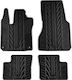 Carro 389209 Car Mats Smart Forfour 453 2014 Black 4 Pieces