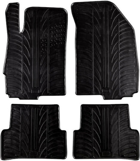 Carro 389377 Πατάκια Αυτοκινήτου Chevrolet Aveo 2006-2011 Μαύρο 4 Τεμάχια