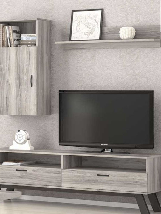 Bibliotecă Living N32 Maro L150xL44.5xÎnălțime200cm