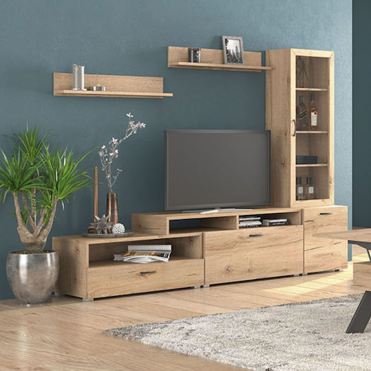 Wohnzimmer TV-Einheit N28 Braune M225xB45cm