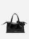 Leather Women's Shoulder Bag Black