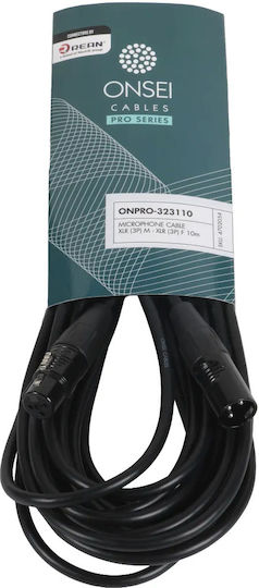 Onsei Cablu XLR Masculin Negru 10m MAS4702054