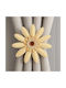 My Home Luxury Fabric Rope Tie-Back Yellow
