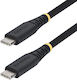 StarTech USB 2.0 Кабел USB-C Мъжки - USB-C 60W Захранване PD Черен 0.3м USB2CC30CMNCBR