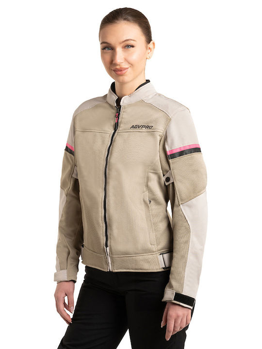 AGVpro Artemis Summer Women’s Riding Jacket Sand