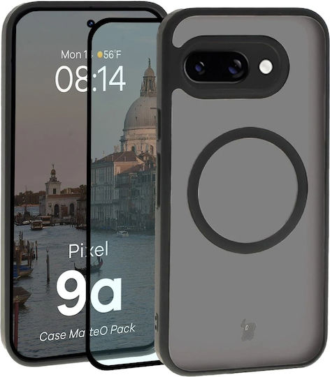 Bizon Mat Gehärtetes Glas Schwarz Für Google Pixel 9a