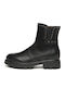 Leather Women's Ankle Boots Black