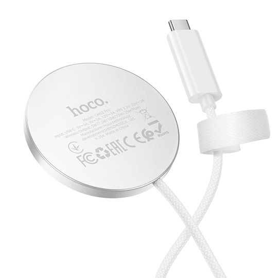 Hoco Ασύρματος Φορτιστής Qi2 25W Λευκός (CW63 Pro)