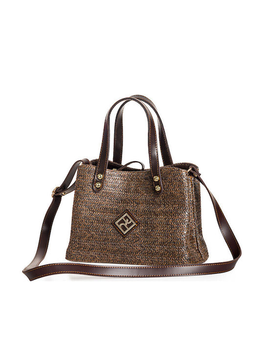Straw Women's Crossbody Bag Brown