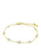 Lotus Watches Women's Gold Plated Silver Bracelet with Zircon