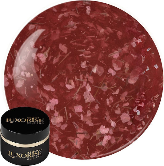 Luxorise Revoflex Floral Gel De Construcție Unghii Uv 15ml Căpșuni Sclipici