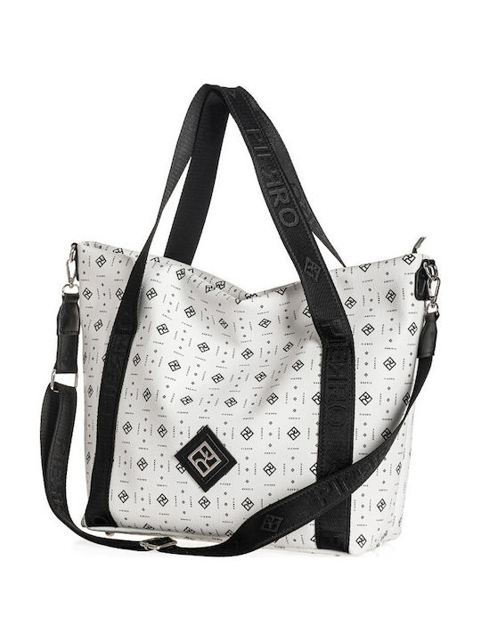 Pierro Accessories Geantă Damă Crossbody Albă