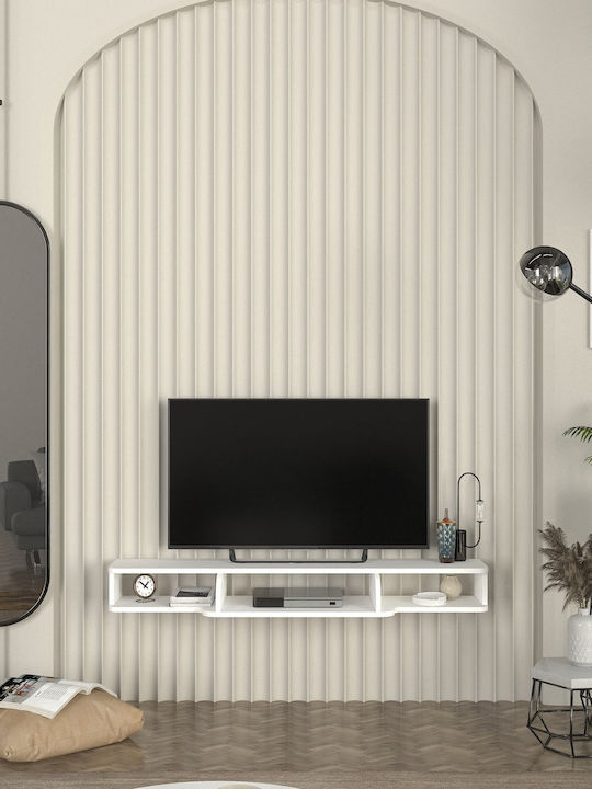Stand TV Alb L135xA29.6xÎ15.6cm