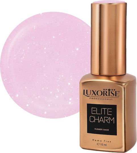 Gummi Grundierung Luxorise Elite Charm Rosé Glanz 15ml