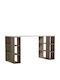 Schreibtisch Colmar Holz Sonoma-Weiß 140x60x75cm
