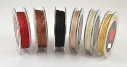 Schnürsenkel Metallisch 6 Farben 1mm*40m Xk006