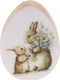 Ei Hölzernes Osterhasen 11x2,5x14cm