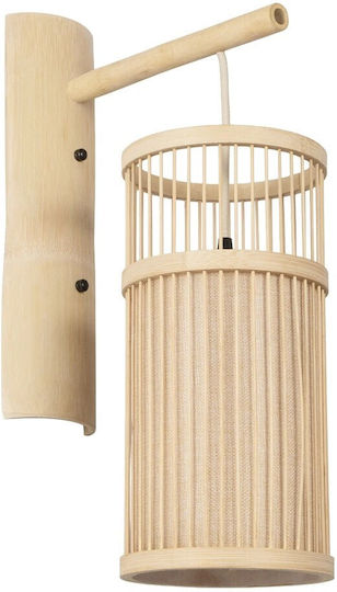 GloboStar Wall Lamp with E27 Socket Beige 28x50cm