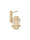 GloboStar Wandleuchte mit E27 Fassung Beiges 32x55cm