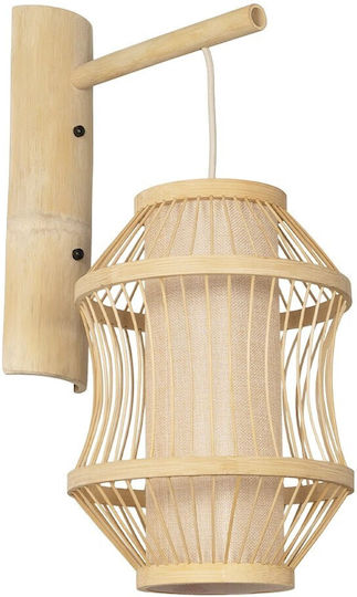 GloboStar Wall Lamp with E27 Socket Beige 32x55cm
