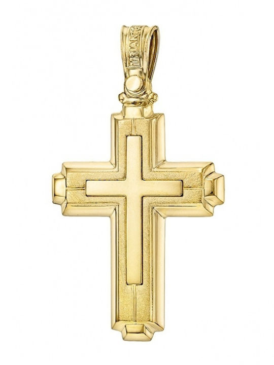 Kontopoulos Gold Cross 14K Without Chain