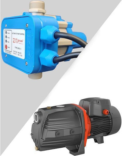 Ηλεκτρονικό Πιεστικό Συγκρότημα Νερού Jet Press Switch 750w 1,0hp Ajm75 Leo
