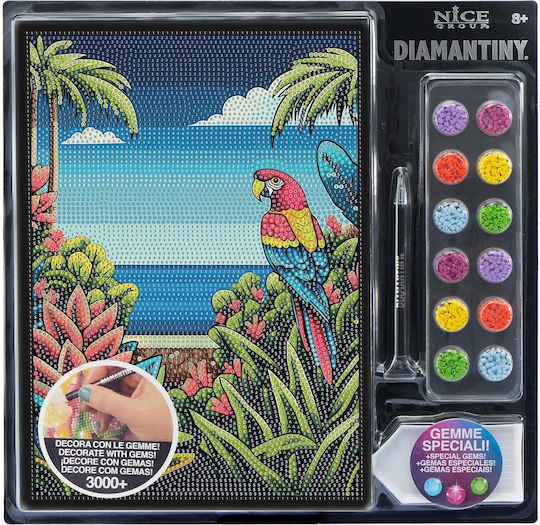Ψηφιδωτό Μωσαϊκό Gems Diamantmalerei Parrot Sea 96618 96430