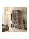 Mito Bücherregal Beige Marmor 108.5x25x161cm