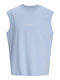 Sportliche Herrenbluse Hellblau