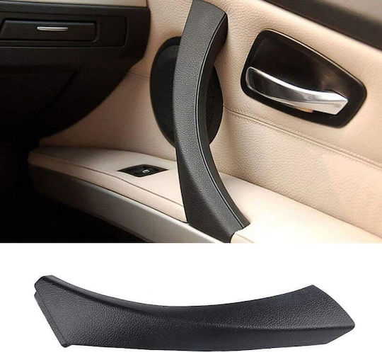 Carro Parts Χειρολαβή Πόρτας Εσωτερική Bmw Σειρά 3 E90 05-11 Εμπρός & Πίσω Δεξιά Έξω Κομμάτι 1 Τεμάχιο Μαύρο