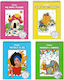 Ohuhu Set 4 Malbücher 160 Porträtdesigns Mandalas Blumen Tiere