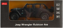 Jeep Wrangler Rubicon 4xe Black Diecast Car 1:32 Scale Jeep Wrangler Rubicon 4xe Black Diecast Car 1:32 Scale