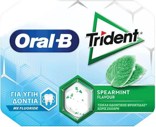 Trident Τσίχλες Dental Care με Γεύση Δυόσμος 17gr