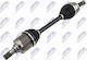 Άξονας Μετάδοσης Κίνησης Peugeot 4007 2007-2013 2.4l Suv Citroën C-crosser 2007-2012 2.4l Suv Mitsubishi Outlander Ii 2006-2012 2.4l Suv