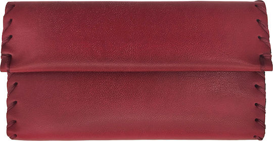 Gift-Me Tabaktasche aus Künstliches Leder mit Magnetverschluss Bordeaux