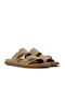 Leather Women's Sandals Brown