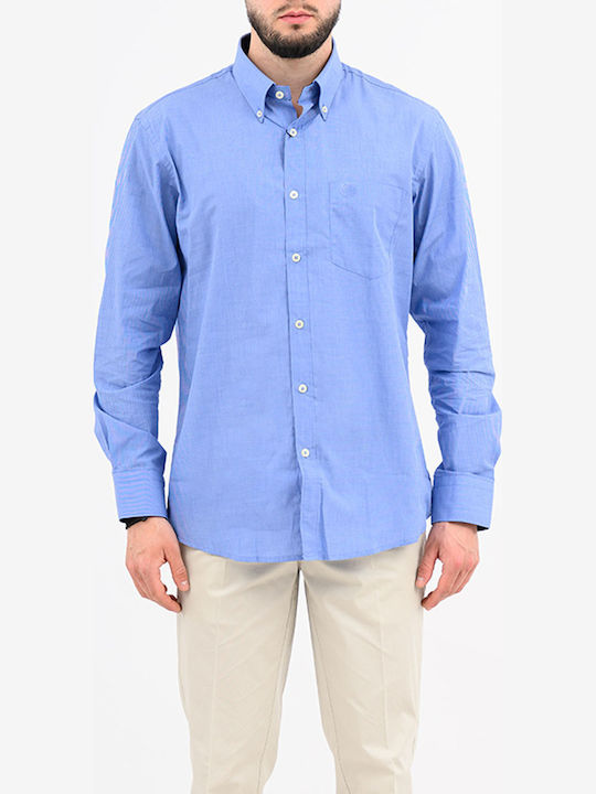 Long Sleeve Shirt in Regular Fit Light Blue