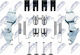 Set Auxiliary Parts Handbrake Shoes Land Rover Freelander 2 2006-2015 2.2l SUV Land Rover Freelander 2 2006-2015 3.2l SUV Land Rover Freelander 2 2006-2015 2.0l SUV
