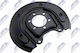 Έλασμα Πιτσιλίσματος Δισκόπλακα Mitsubishi Colt Czc Vi Convertible 2006-2009 1.5l Convertible Mitsubishi Colt Hatchback Van 2004-2012 1.5l Furgon Hatchback Mitsubishi Colt Plus Vi 2004-0 1.5l Hatchback