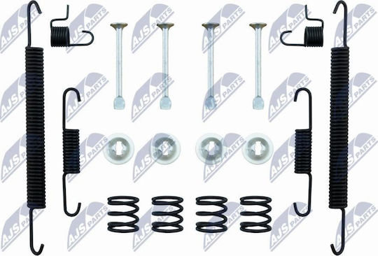 Set Of Auxiliary Parts Handbrake Shoes Nissan Note 2005-2013 1.6l Mpv