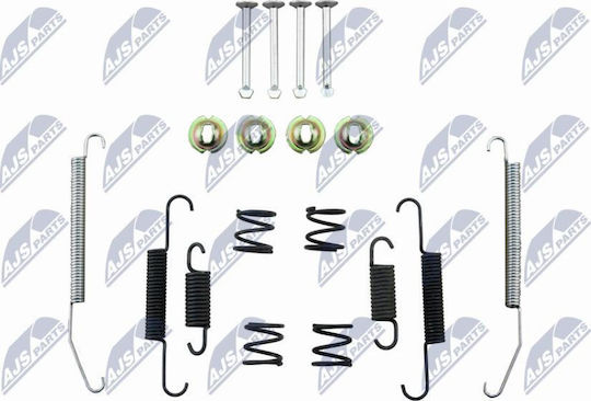 Set of Auxiliary Components Handbrake Shoes Peugeot 4007 2007-2013 2.2l SUV Peugeot 4007 2007-2013 2.4l SUV Peugeot 4007 Van 2007-2013 2.2l SUV