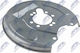Splash Plate Brake Disc Mitsubishi Carisma 1995-2006 1.6l Hatchback Mitsubishi Carisma 1995-2006 1.8l Hatchback Mitsubishi Carisma 1995-2006 1.9l Hatchback
