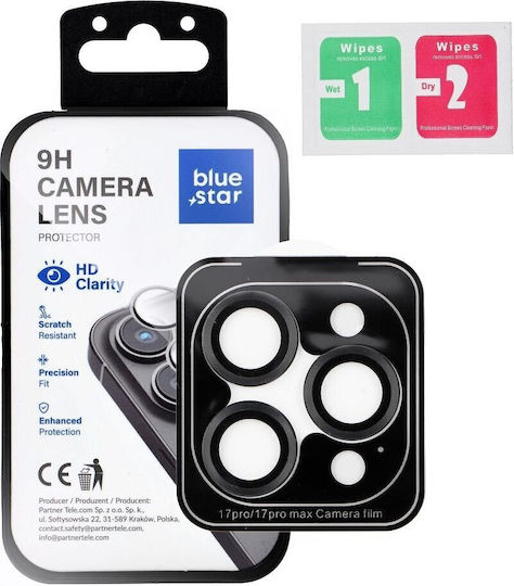 Blue Star Mobile Camera Protector Tempered Glass Black for iPhone 17 Pro